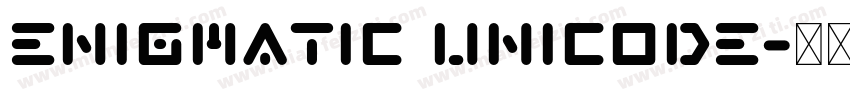 Enigmatic Unicode字体转换